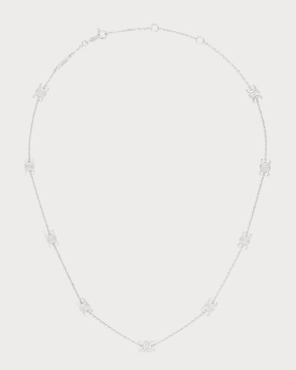 CELINE Triomphe Triomphe Necklace Brass(Mini/2 Colors)