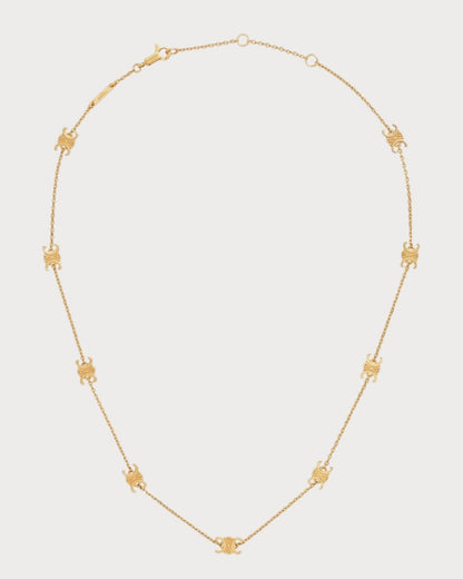 CELINE Triomphe Triomphe Necklace Brass(Mini/2 Colors)