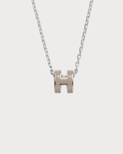 HERMES Silver Pop H Pendant(Mini/Many)