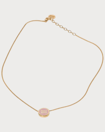 MIU MIU Metal Necklace(4 Colors)