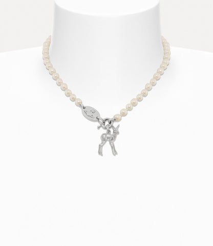 VIVIENNE WESTWOOD Monette Pearl Gold Necklace(Small/2 Colors)