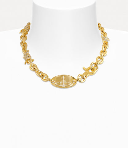 VIVIENNE WESTWOOD Verena Chain Necklace Brass(2 Colors)